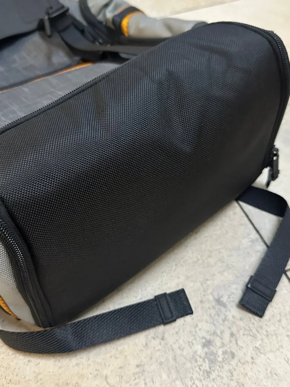 Tumi Alpha Bravo Expedition Backpack - Steel / Orange